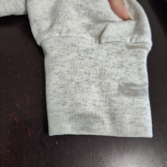 Vtg Delta Carquest Bowl Sweatshirt Women Men Size L Heather Gray Made in USA - Picture 12 of 12